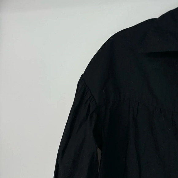 Maeve Button Up Long Sleeve Basic Cottagecore Full Length Top - Picture 3 of 5